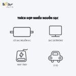 Máy xay sinh tố cầm tay Bear 350ml BL-B35V1 (Bản Quốc Tế) - Ảnh 4