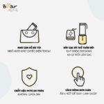 Máy xay sinh tố cầm tay Bear 350ml BL-B35V1 (Bản Quốc Tế) - Ảnh 2