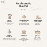 Ấm sắc thuốc Bear 3,5L SB-AST35 (Tiếng Việt) - Ảnh 5