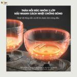 Bộ bếp điện đôi đa năng Bear SB-BD02N kèm nồi chảo - Ảnh 10