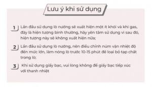 Một vài lưu ý khi sử dụng lò nướng mini Bear 10L DKX-F10K5