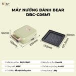 Máy kẹp bánh mì Bear DBC-C06M1 (Bản Quốc Tế) - Ảnh 5
