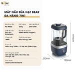 Máy làm sữa hạt Bear 1,5L chống ồn PBJ-B06S2 (Bản Quốc Tế) - Ảnh 18