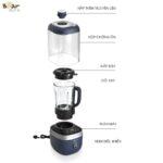 Máy làm sữa hạt Bear 1,5L chống ồn PBJ-B06S2 (Bản Quốc Tế) - Ảnh 3