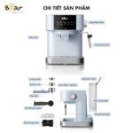 Máy pha cà phê Bear CF-B15V1 (Bản Quốc Tế) - Ảnh 7