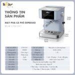 Máy pha cà phê Bear CF-B15V1 (Bản Quốc Tế) - Ảnh 6