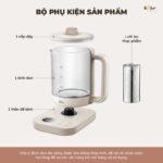 Máy pha trà Bear 1,5L SB-PT15K (Tiếng Việt) - Ảnh 7