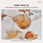 Máy pha trà Bear 1,5L SB-PT15K (Tiếng Việt) - Ảnh 3