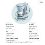 Máy pha trà và cà phê Bear SB-CF06A (Bản Quốc Tế) - Ảnh 3