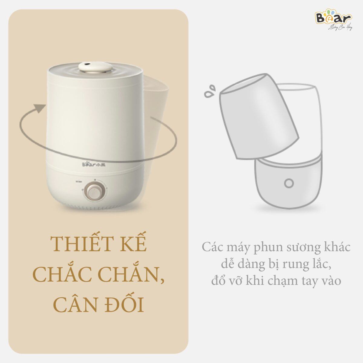 Máy phun sương tạo độ ẩm Bear JSQ-C45U1 (Bản Quốc Tế) - Ảnh 10