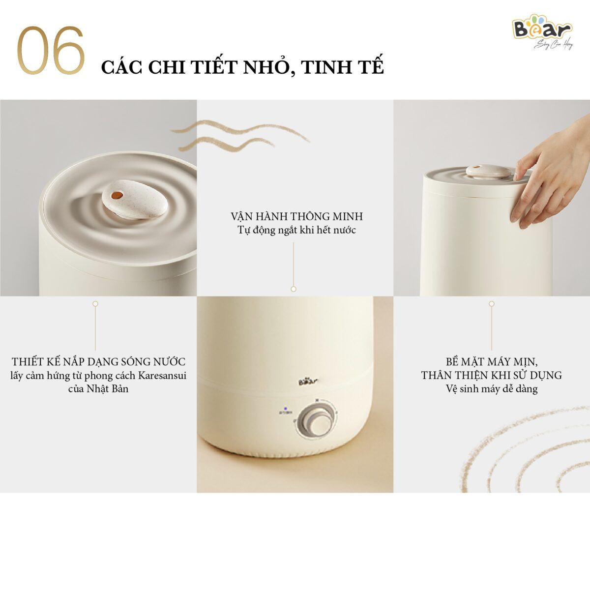 Máy phun sương tạo độ ẩm Bear JSQ-C45U1 (Bản Quốc Tế) - Ảnh 6