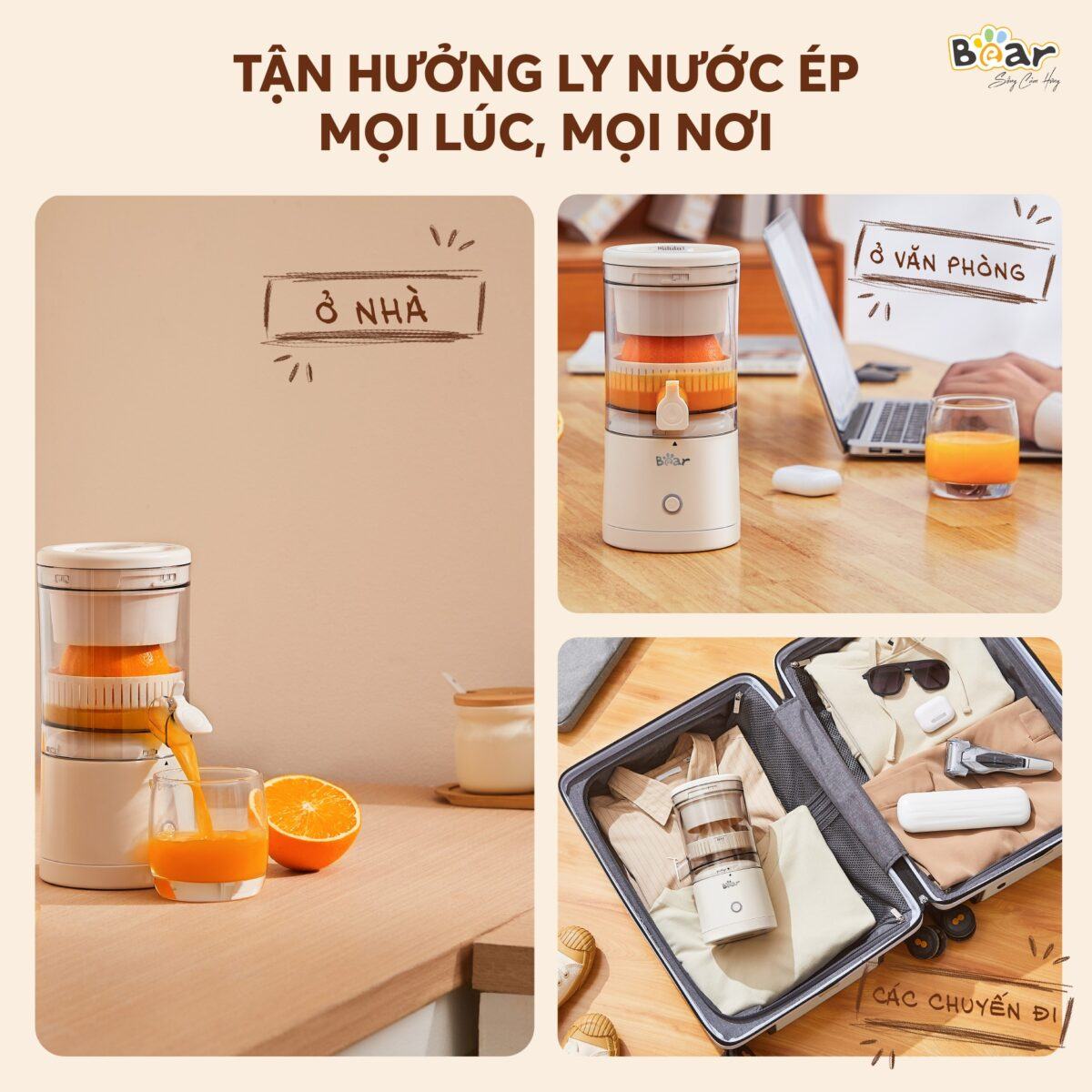 Máy vắt cam Bear ZZJ-F45A5 (Bản Quốc Tế) - Ảnh 7