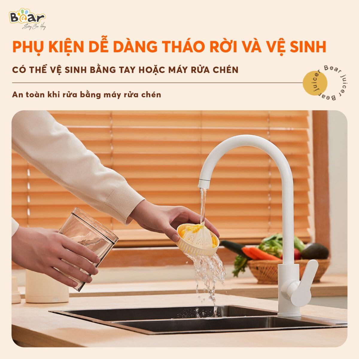 Máy vắt cam Bear ZZJ-F45A5 (Bản Quốc Tế) - Ảnh 6