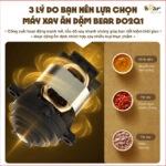Máy xay ăn dặm Bear 0,6L QSJ-D02Q1 (Bản Quốc Tế) - Ảnh 11