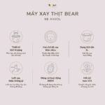 Máy xay thịt Bear 2L SB-MA02L (Bản Quốc Tế) - Ảnh 2