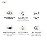 Nồi áp suất điện Bear 2,5L SB-AS25L (Bản Quốc Tế) - Ảnh 5