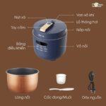 Nồi áp suất điện Bear 5L YLB-A50M1 (Bản Quốc Tế) - Ảnh 8