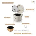 Nồi cơm điện Bear 3L SB-NC30A (Bản Quốc Tế) - Ảnh 17