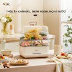 Nồi hấp Bear 3 tầng đa năng 12L SB-NH12L (Bản Quốc Tế) - Ảnh 4