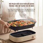 Nồi lẩu Bear 2 ngăn 4,5L SB-NL45K (Bản Quốc Tế) - Ảnh 12