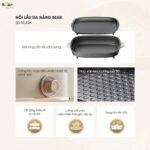 Nồi lẩu Bear 2 ngăn 4,5L SB-NL45K (Bản Quốc Tế) - Ảnh 2