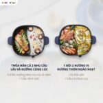 Nồi lẩu Bear 2 ngăn 6L SB-NL60U (Bản Quốc Tế) - Ảnh 7