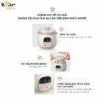 Nồi nấu chậm Bear 0,8L SUBE001 (Bản Quốc Tế) - Ảnh 7
