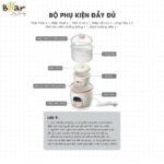 Nồi nấu chậm Bear 0,8L SUBE001 (Bản Quốc Tế) - Ảnh 8