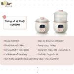 Nồi nấu chậm Bear 0,8L SUBE001 (Bản Quốc Tế) - Ảnh 12