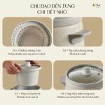 Nồi nấu chậm Bear 1,5L SB-NNC15 (Bản Quốc Tế) - Ảnh 9