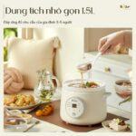 Nồi nấu chậm Bear 1,5L SB-NNC15 (Bản Quốc Tế) - Ảnh 7