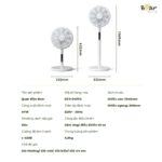 Quạt cây Bear điều khiển từ xa DFS-D47F2 (Nội địa Trung) - Ảnh 3