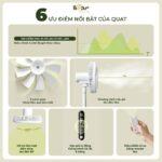 Quạt cây Bear điều khiển từ xa DFS-D47F2 (Nội địa Trung) - Ảnh 4