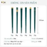 Bộ đũa nhựa phủ nano Bear cao cấp CX-E0102 - Ảnh 2