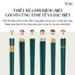 Bộ đũa nhựa phủ nano Bear cao cấp CX-E0102 - Ảnh 5