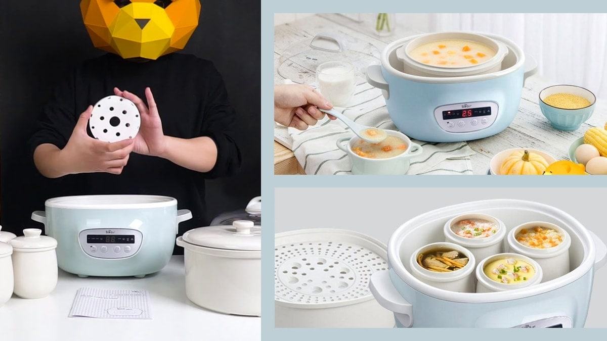 Các chức năng & Hướng dẫn cách sử dụng nồi nấu chậm Bear - 1