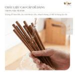 Bộ đũa gỗ thủ công Bear cao cấp CX-E0103 - Ảnh 8