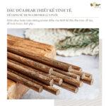 Bộ đũa gỗ thủ công Bear cao cấp CX-E0103 - Ảnh 7