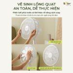 Quạt cây Bear điều khiển từ xa SB-QC47K (Bản Quốc Tế) - Ảnh 8