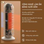 Quạt sưởi gốm Bear DNQ-C20H5 (Bản Quốc Tế) - Ảnh 6