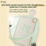 Thớt kháng khuẩn đa năng Bear CX-E0023 size S & M - Ảnh 2