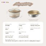 Nồi lẩu điện Bear 5L SB-NL05F (Bản Quốc Tế) - Ảnh 6