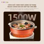 Nồi lẩu điện Bear 5L SB-NL05F (Bản Quốc Tế) - Ảnh 8