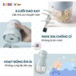 Máy xay ăn dặm Bear 0.3L GR-B03V8 (Bản Quốc Tế) - Ảnh 9