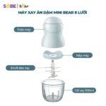 Máy xay ăn dặm Bear 0.3L GR-B03V8 (Bản Quốc Tế) - Ảnh 7