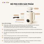 Máy làm sữa hạt Bear 0,6L SB-SH06C (Bản Quốc Tế) - Ảnh 13