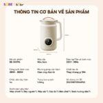 Máy làm sữa hạt Bear 1L SB-SH09Q (Bản Quốc Tế) - Ảnh 13