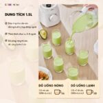 Máy xay sinh tố Bear 1.5L SB-MX15L (Bản Quốc Tế) - Ảnh 5