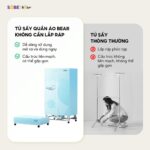 Tủ sấy quần áo Bear PCD-4H12G (Bản Quốc Tế) - Ảnh 13