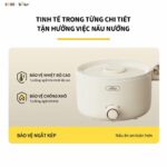 Nồi điện đa năng Bear 1.6L MC-4H16G (Bản Quốc Tế) - Ảnh 16
